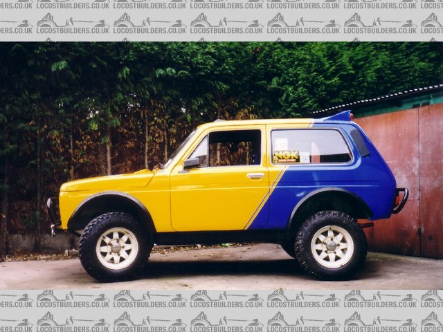 matt's lada niva for comp safari racing